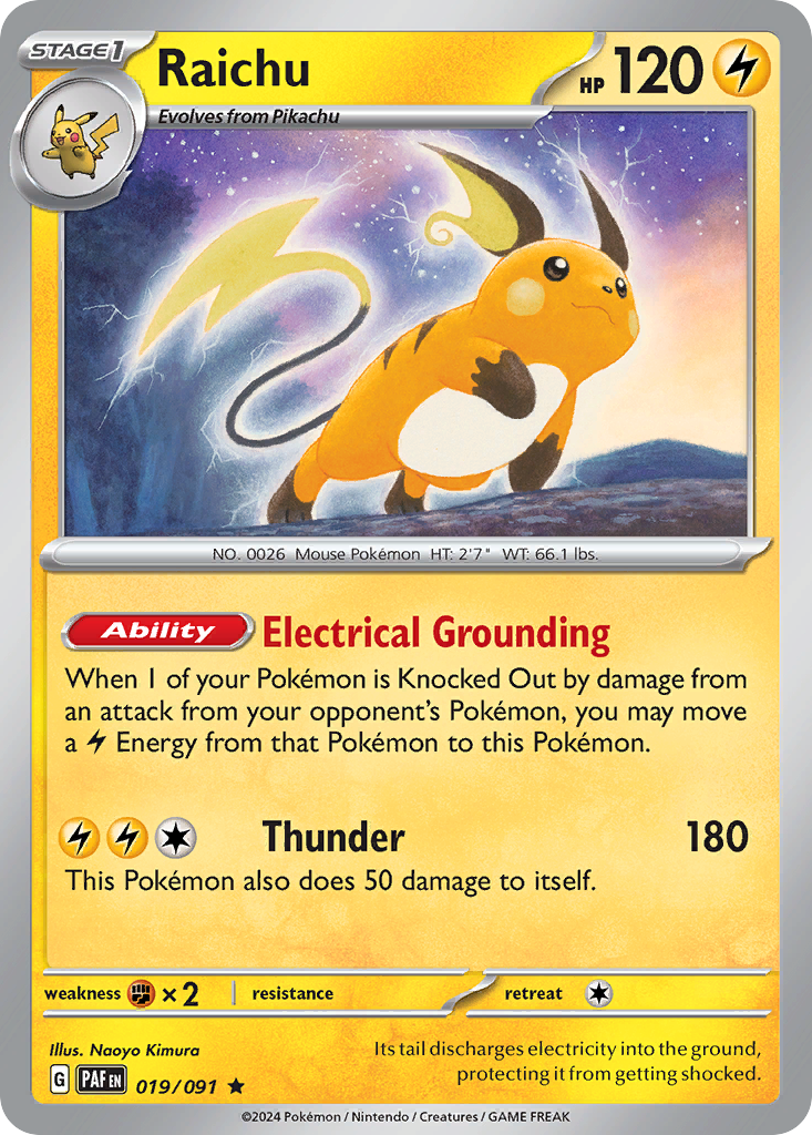 Raichu – Paldean Fates