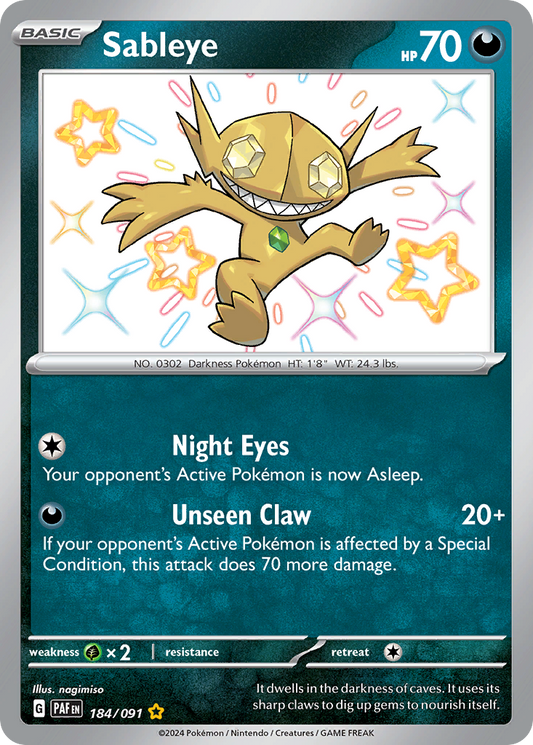 Sableye – Paldean Fates