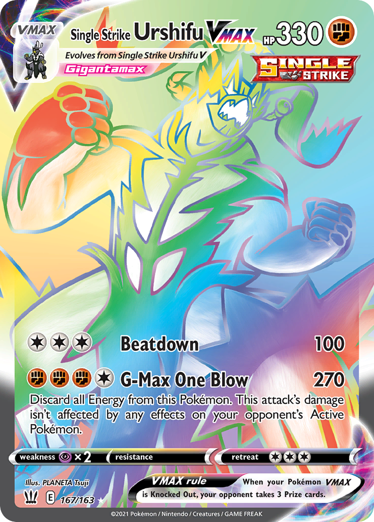 Single Strike Urshifu VMAX – Battle Styles