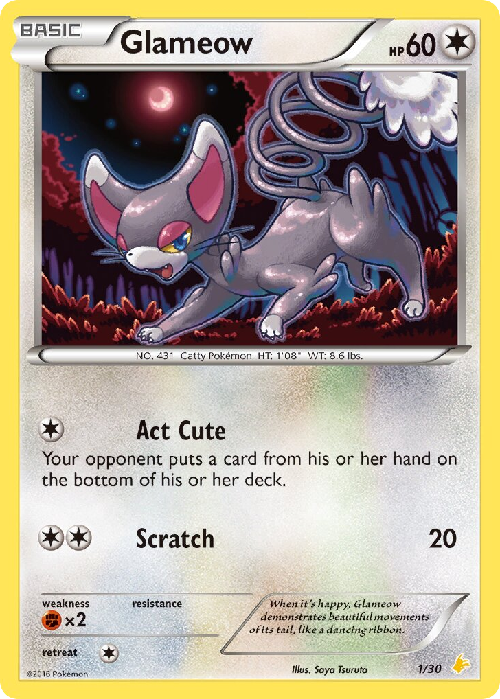 Glameow – XY Trainer Kit Pikachu Libre