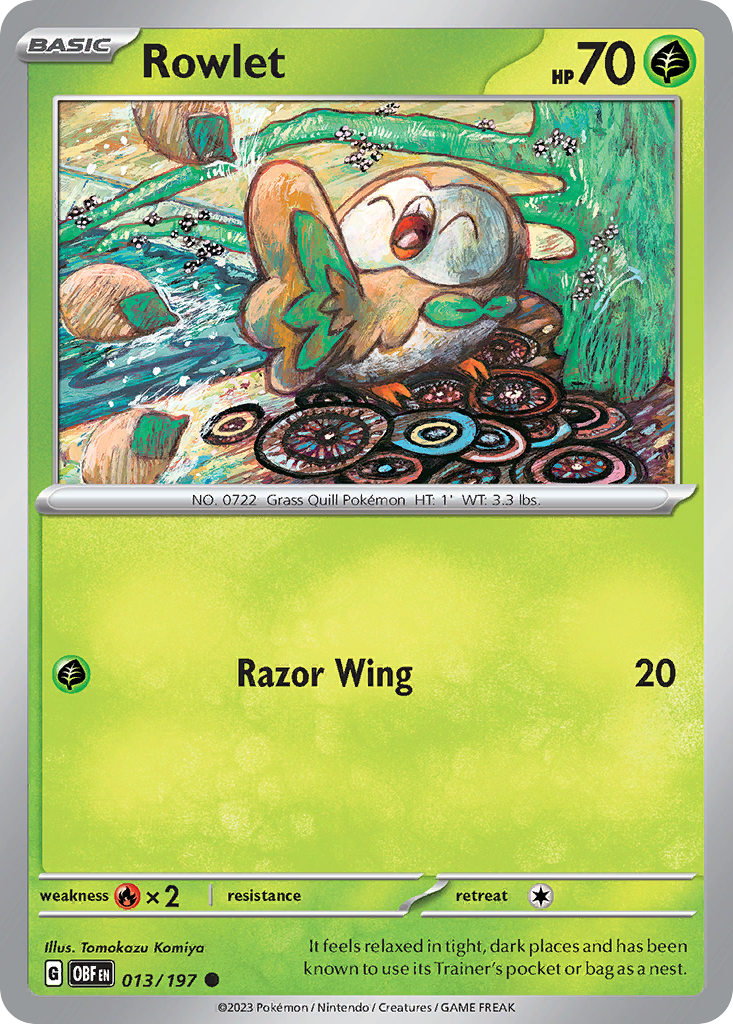 Rowlet – Obsidian Flames