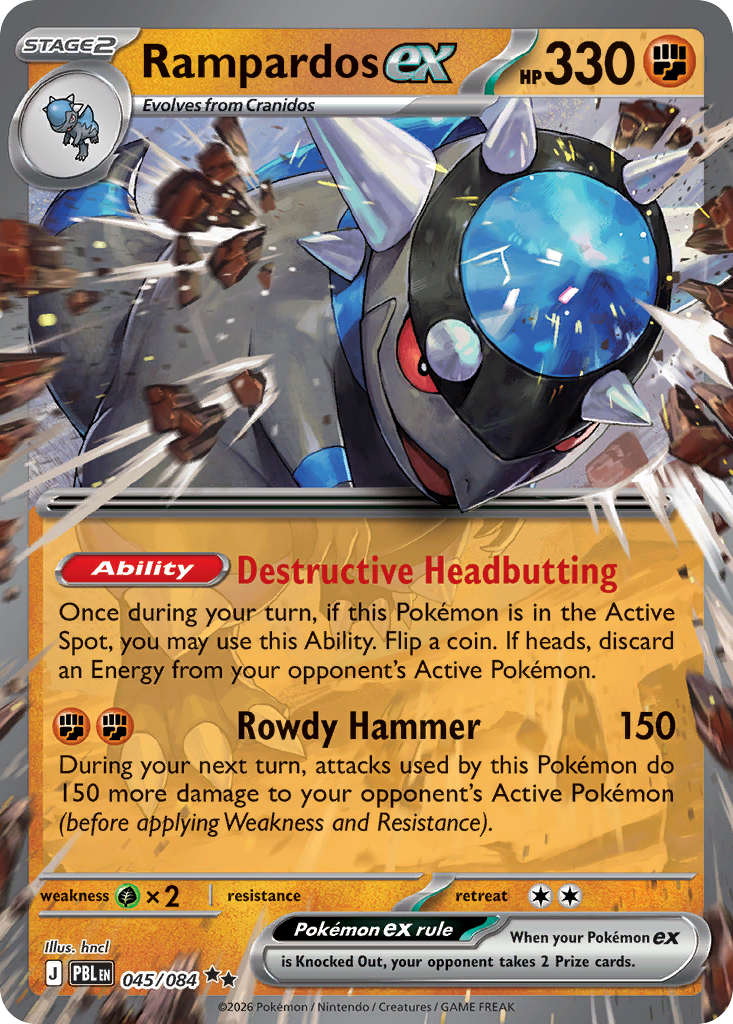 Rampardos ex – Pitch Black