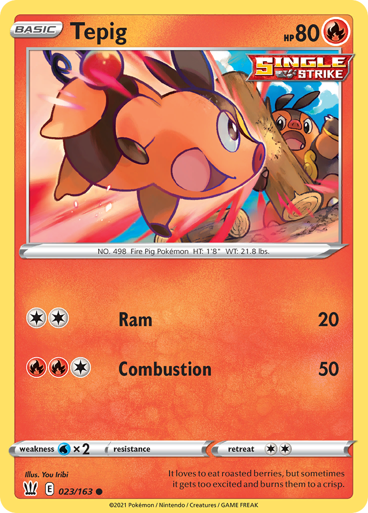 Tepig – Battle Styles