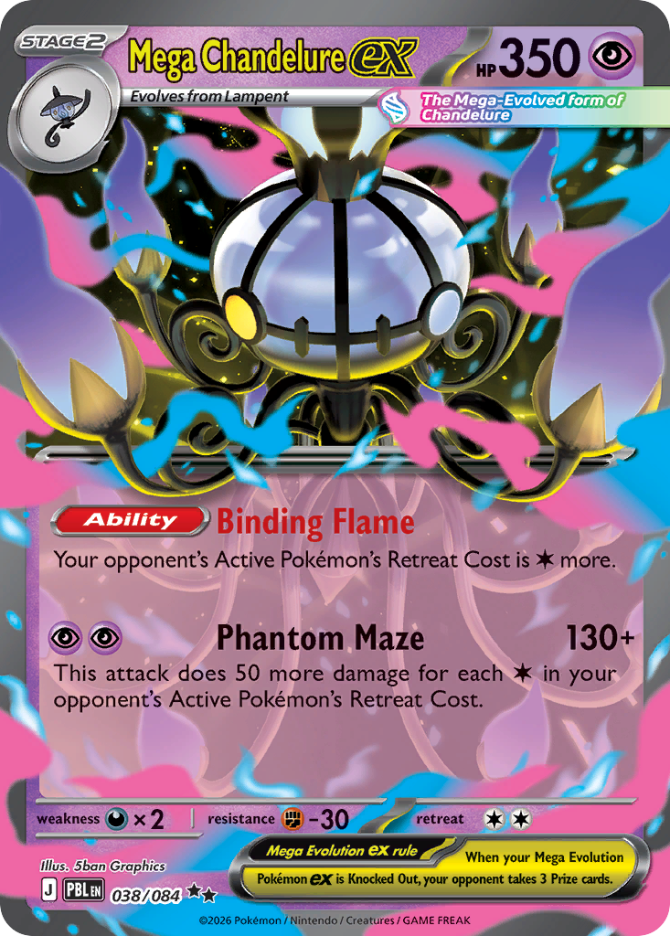 Mega Chandelure ex – Pitch Black