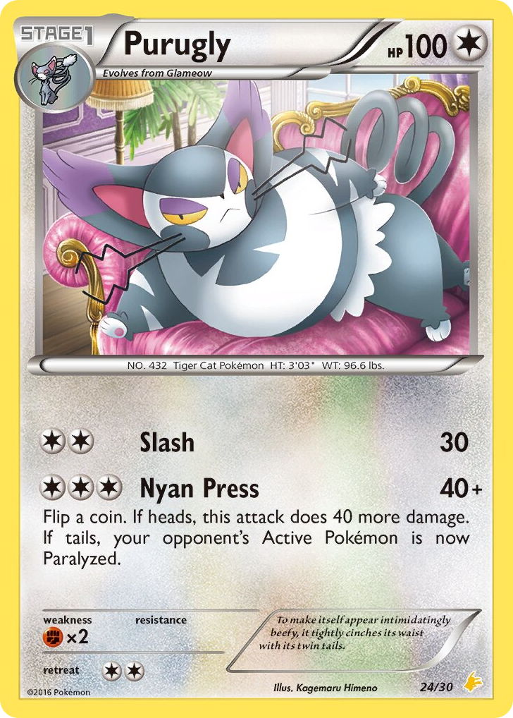 Purugly – XY Trainer Kit Pikachu Libre