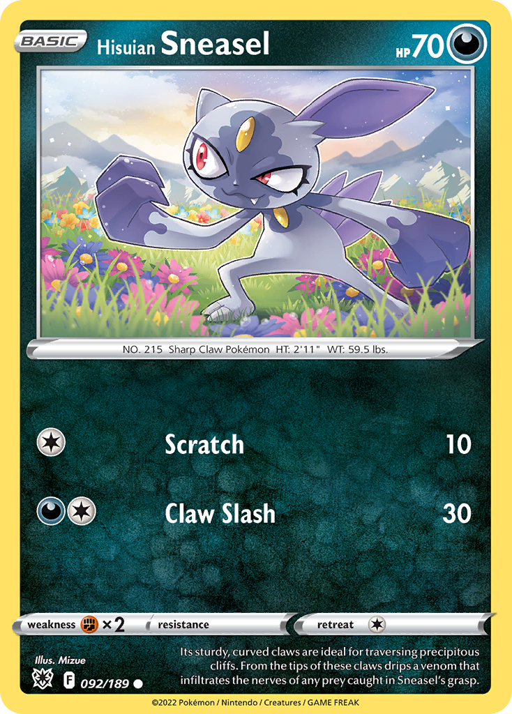 Hisuian Sneasel – Astral Radiance