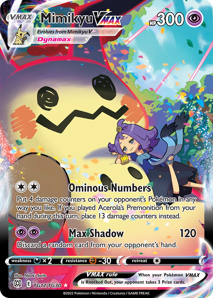 Mimikyu VMAX – Brilliant Stars Trainer Gallery