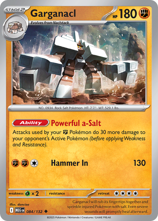 Garganacl – Mega Evolution