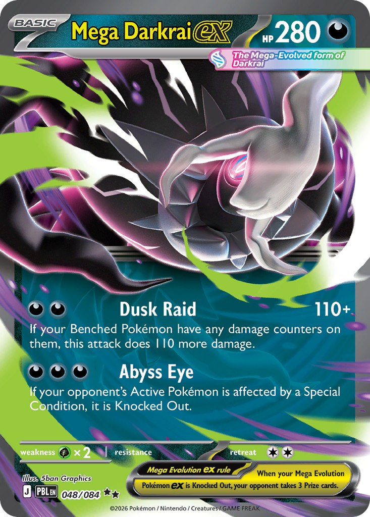 Mega Darkrai ex – Pitch Black