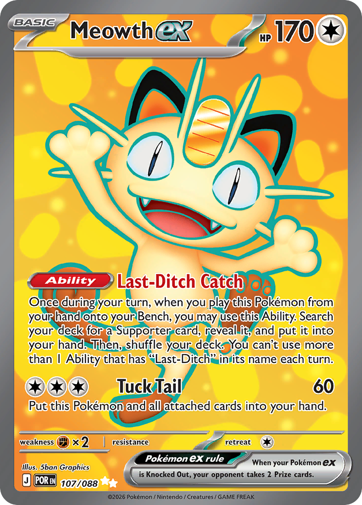 Meowth ex – Perfect Order