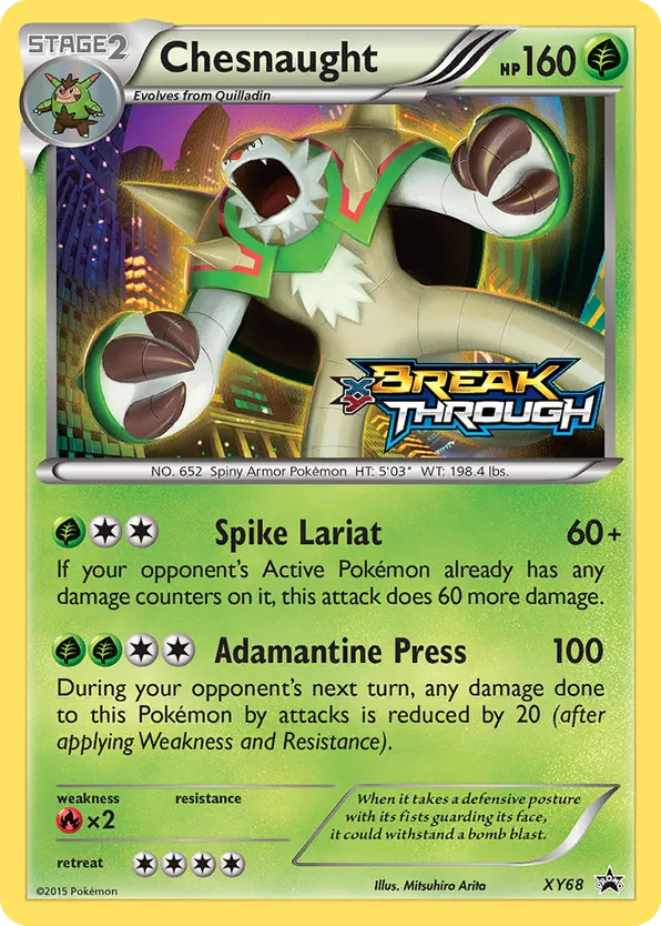 Chesnaught – XY Black Star Promos