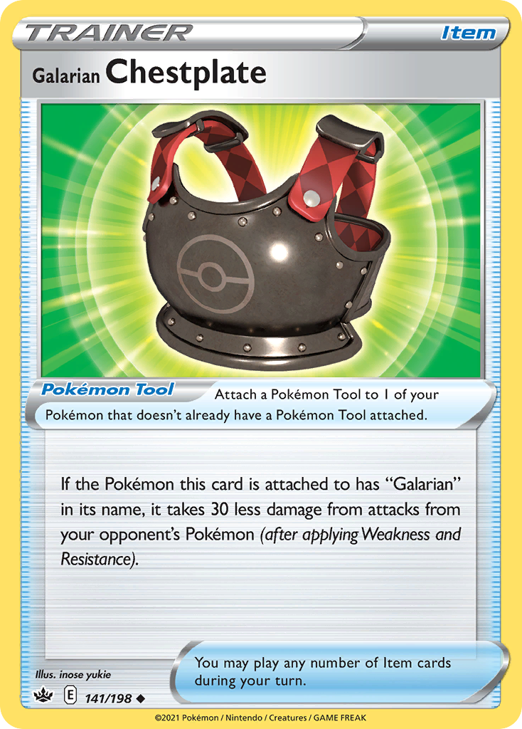 Galarian Chestplate – Chilling Reign