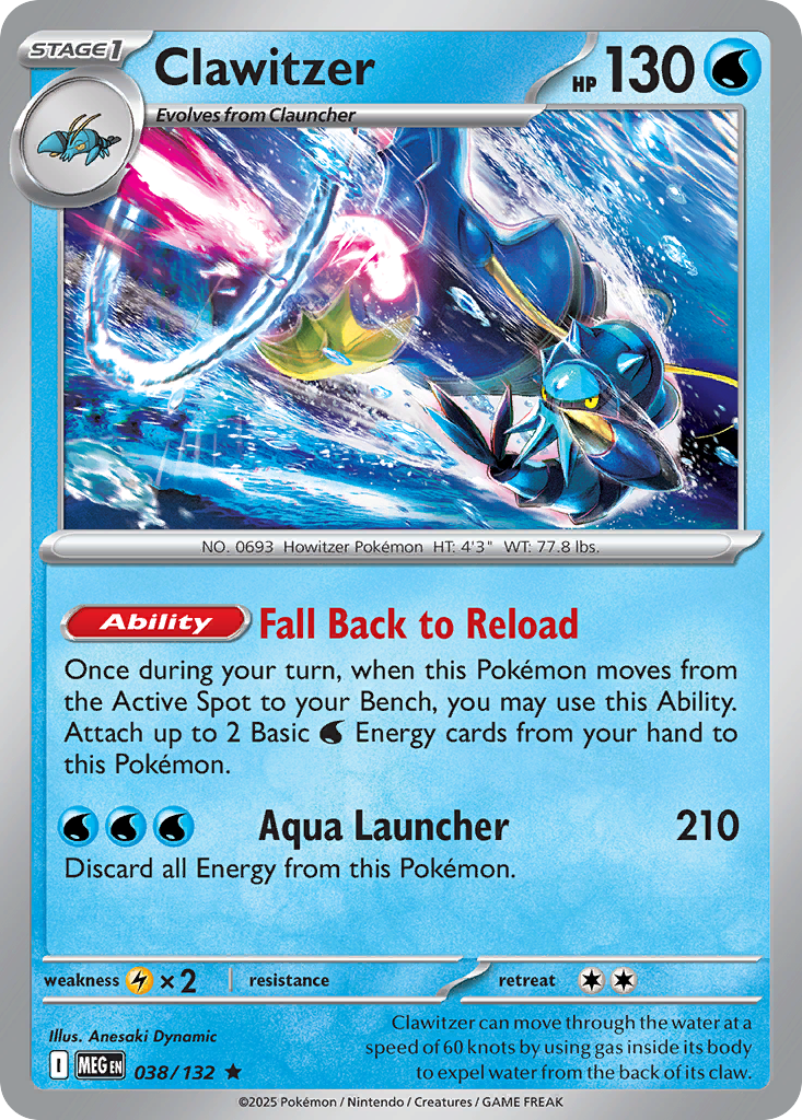 Clawitzer – Mega Evolution