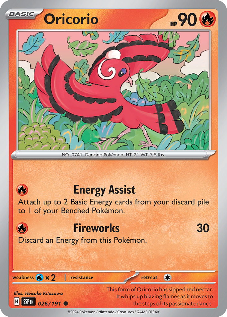 Oricorio – Surging Sparks