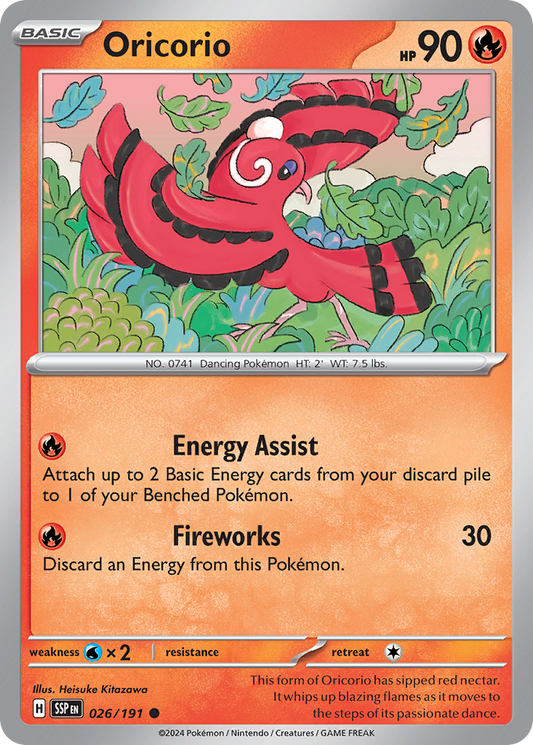 Oricorio – Surging Sparks