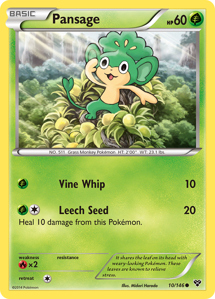 Pansage – XY