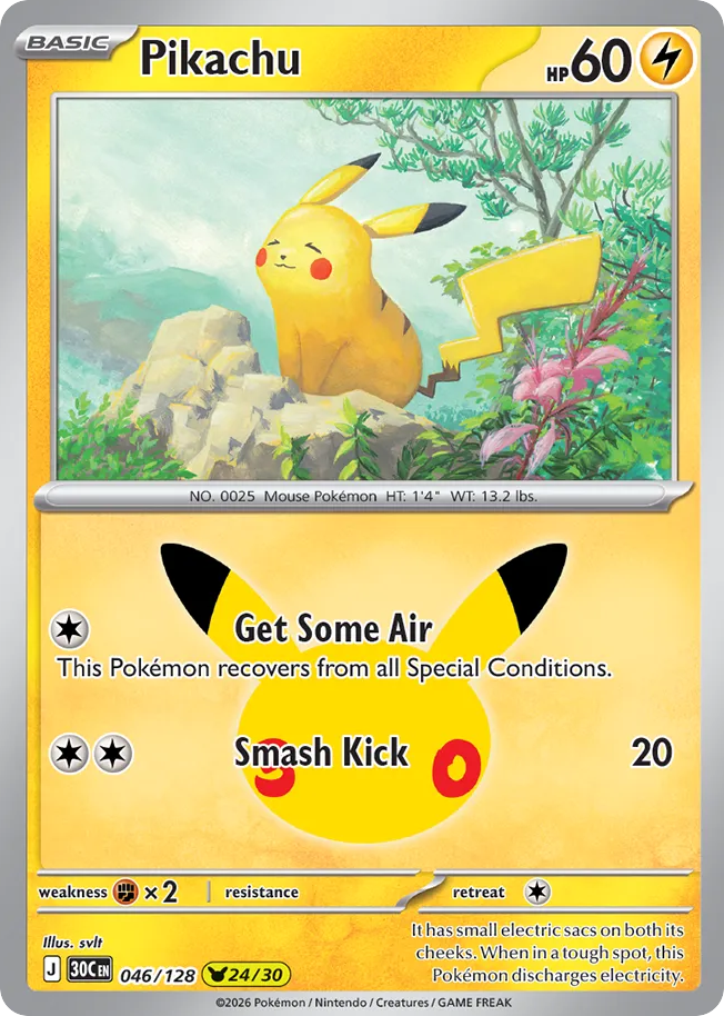 Pikachu – 30th Celebration
