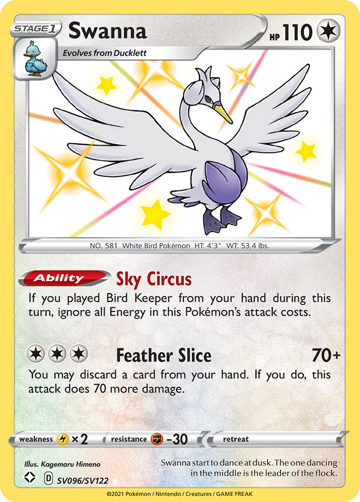 Swanna – Shining Fates Shiny Vault