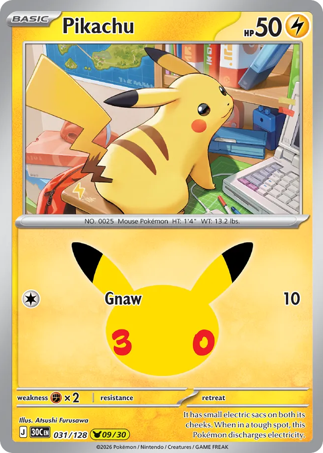 Pikachu – 30th Celebration