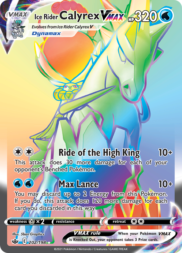 Ice Rider Calyrex VMAX – Chilling Reign