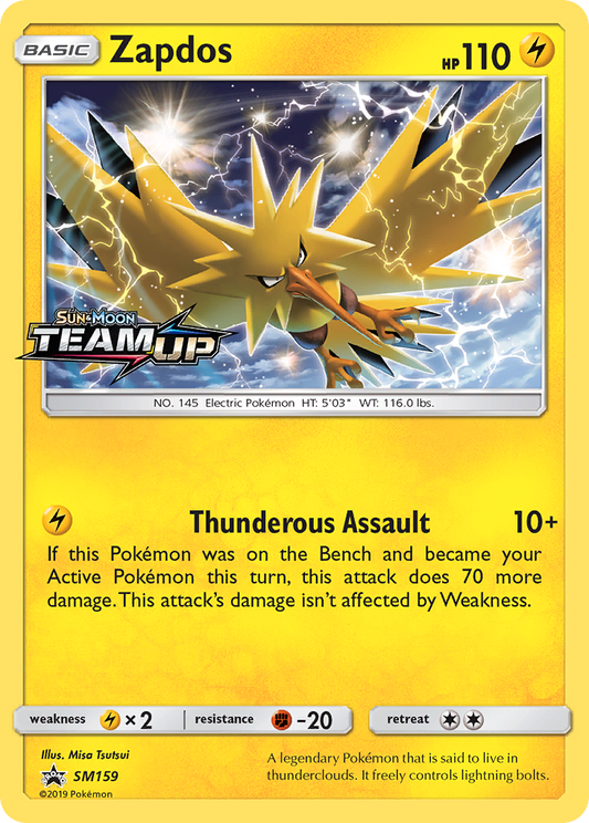 Zapdos – SM Black Star Promos