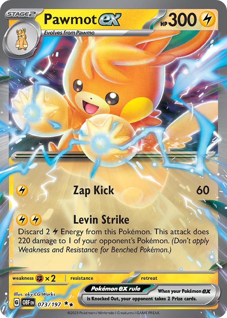 Pawmot ex – Obsidian Flames