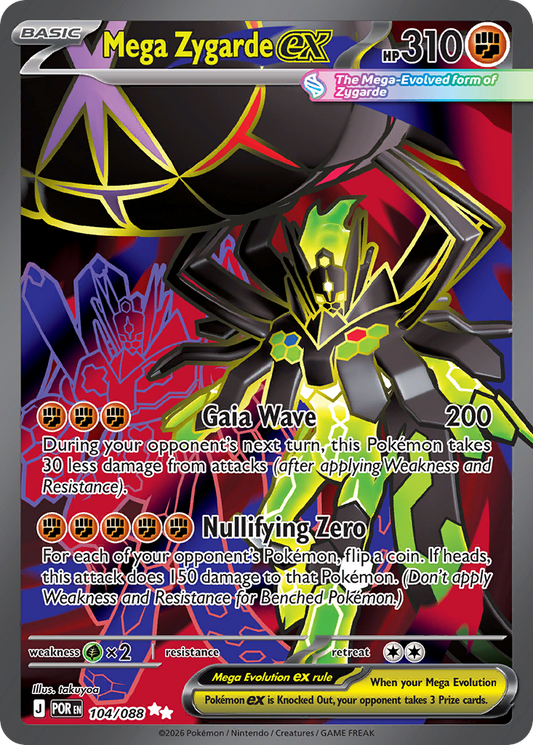 Mega Zygarde ex – Perfect Order