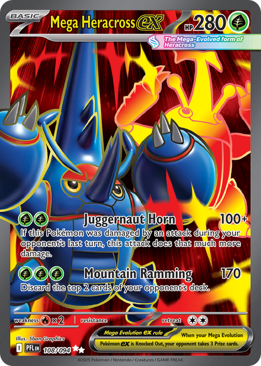 Mega Heracross ex – Phantasmal Flames