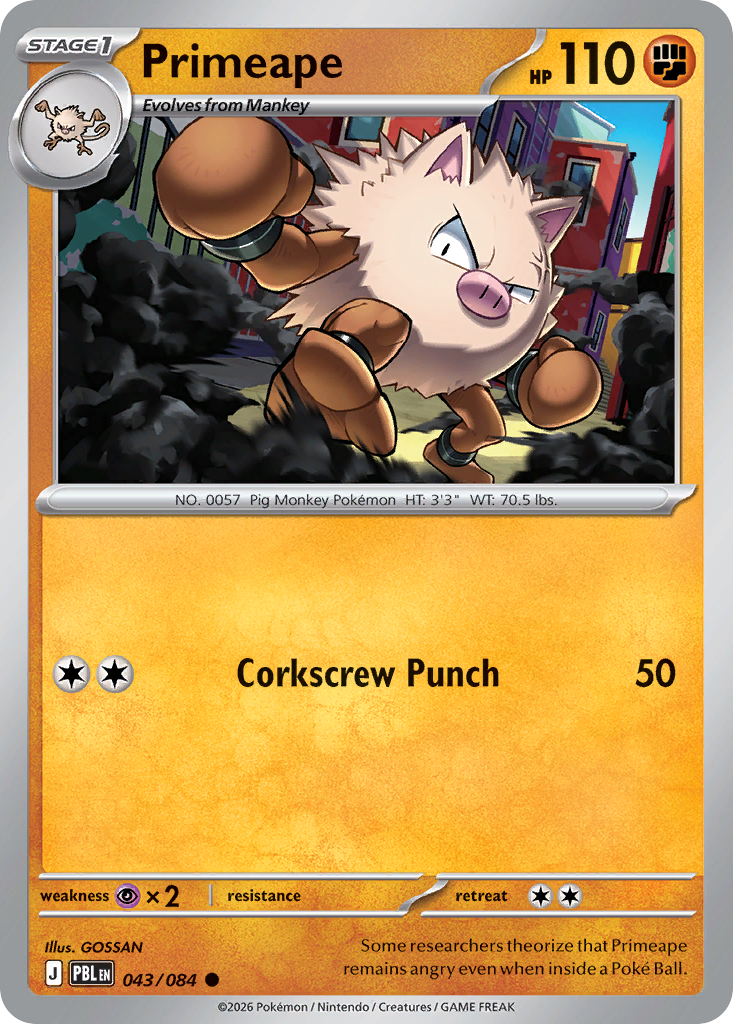 Primeape – Pitch Black