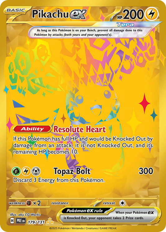 Pikachu ex – Prismatic Evolutions