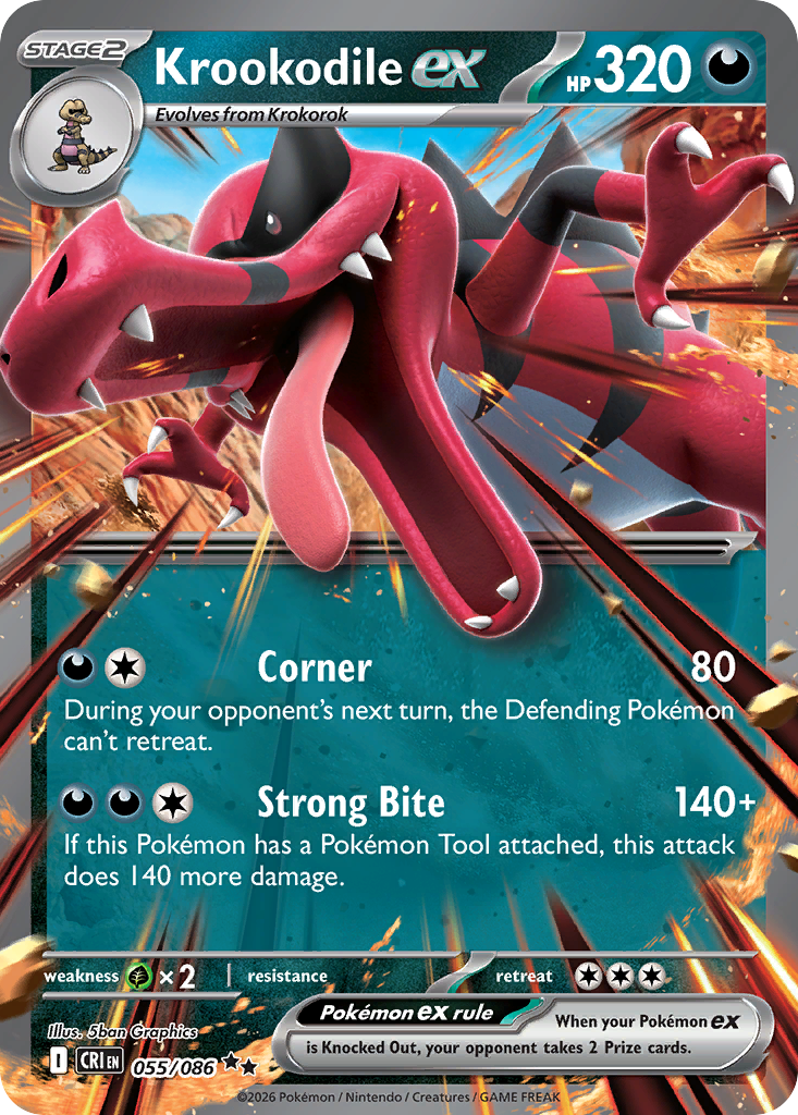 Krookodile ex – Chaos Rising