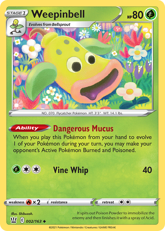 Weepinbell – Battle Styles