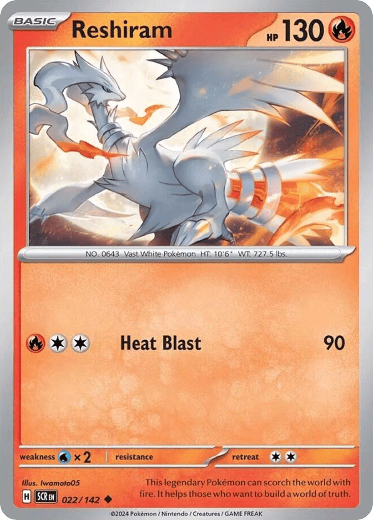 Reshiram – Stellar Crown