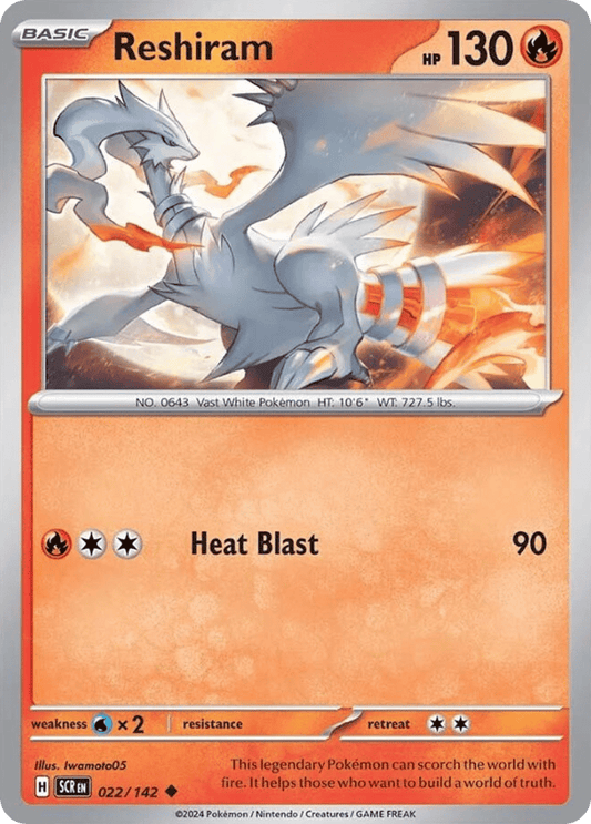 Reshiram – Stellar Crown