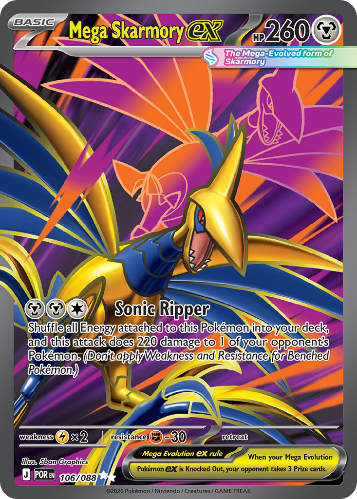 Mega Skarmory ex – Perfect Order