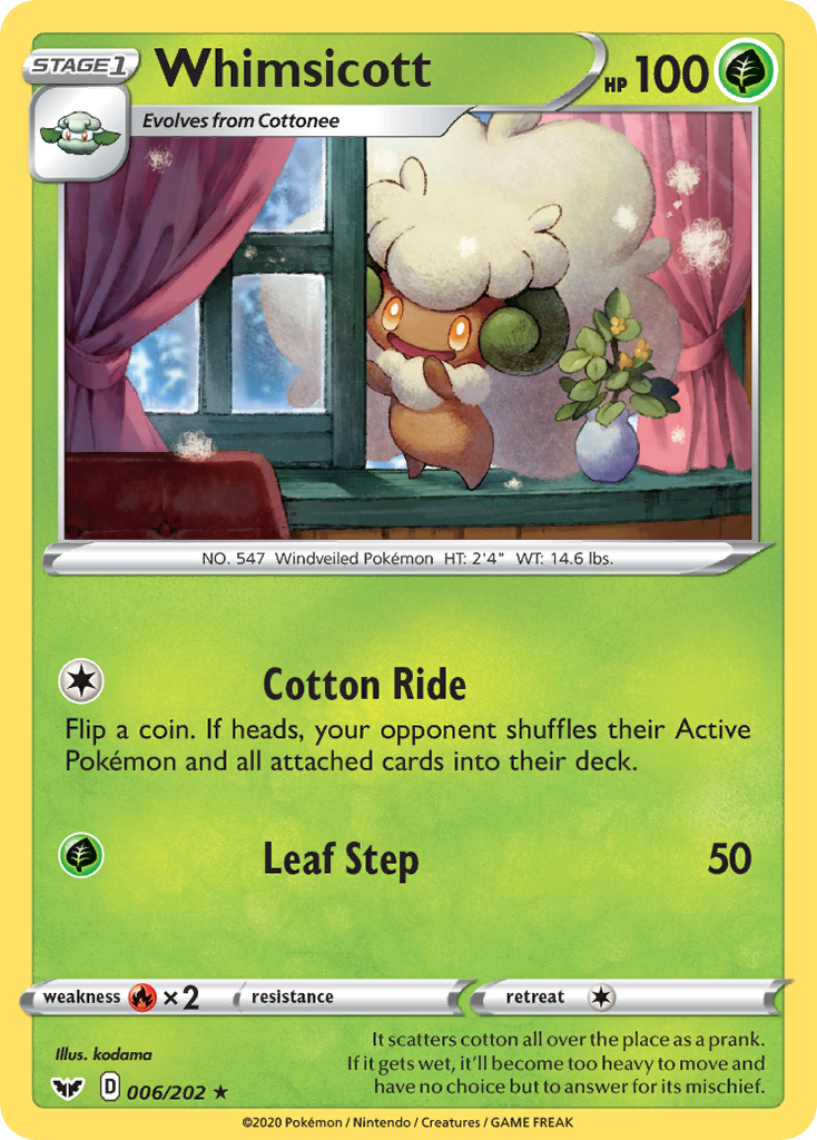 Whimsicott – Sword & Shield