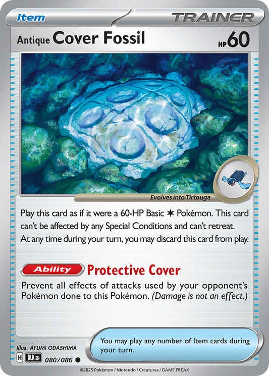 Antique Cover Fossil – Black Bolt