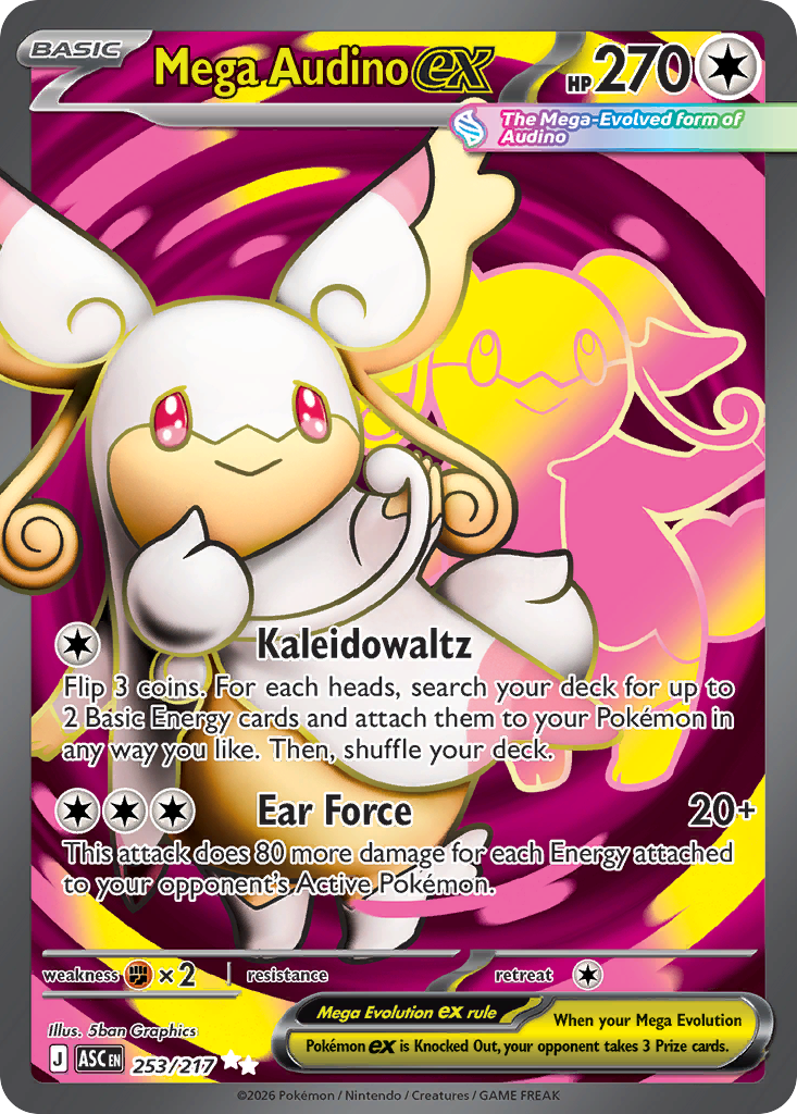 Mega Audino ex – Ascended Heroes