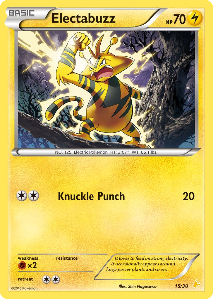 Electabuzz – XY Trainer Kit Pikachu Libre