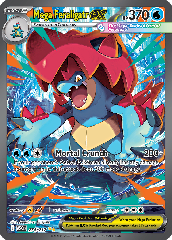 Mega Feraligatr ex – Ascended Heroes