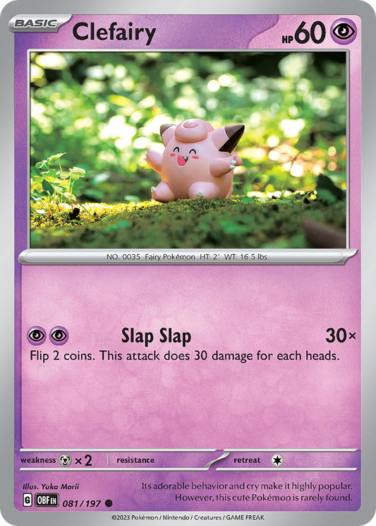 Clefairy – Obsidian Flames