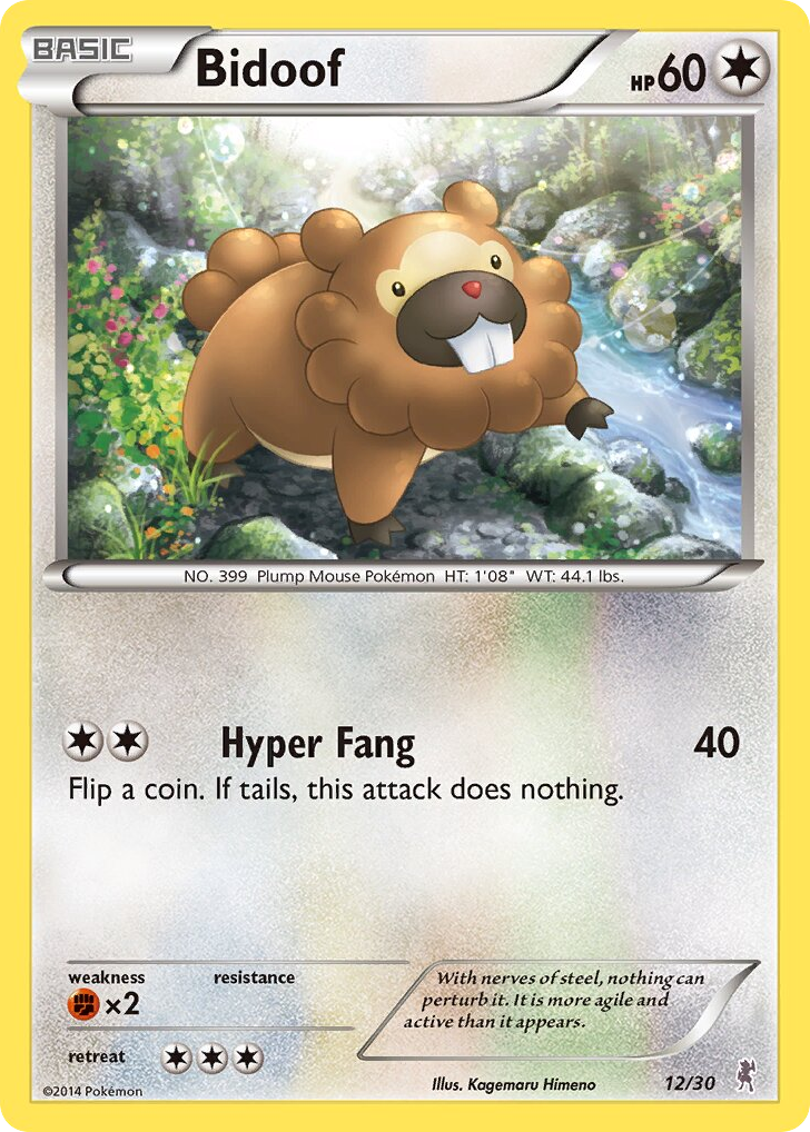 Bidoof – XY Trainer Kit Bisharp