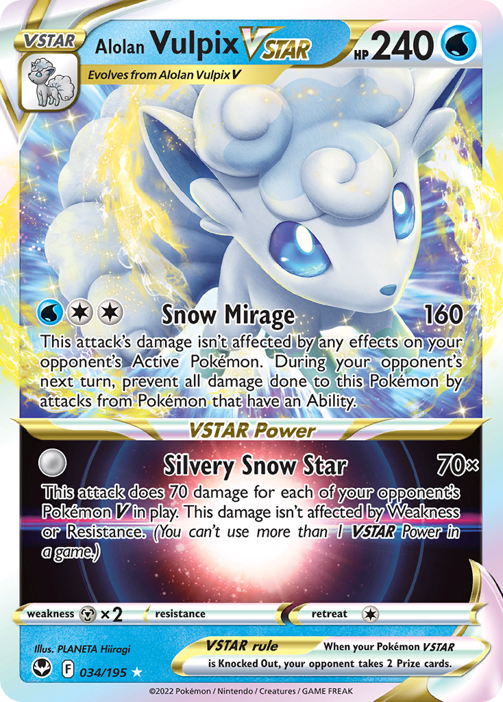 Alolan Vulpix VSTAR – Silver Tempest