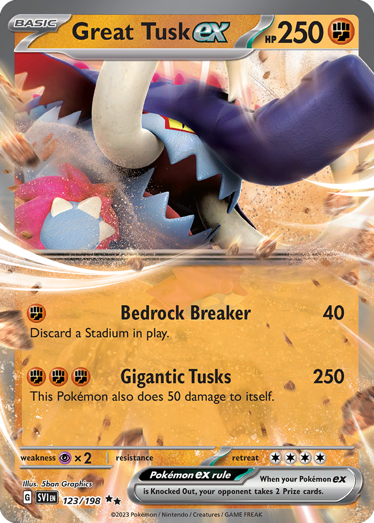 Great Tusk ex – Scarlet & Violet