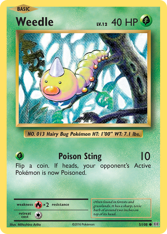 Weedle – Evolutions