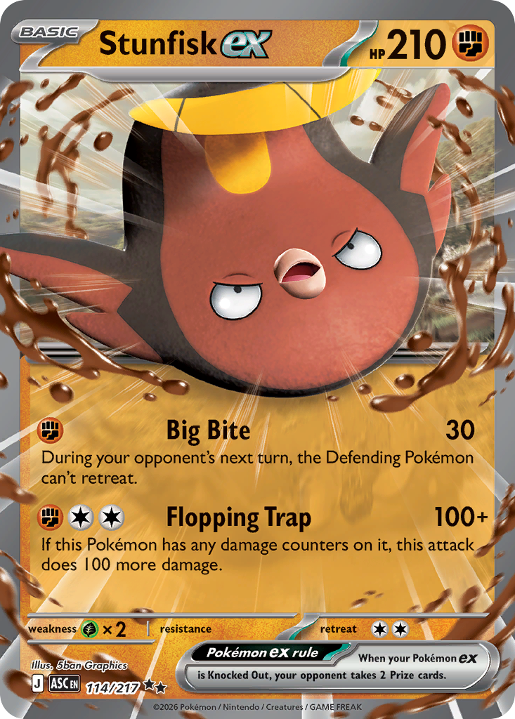 Stunfisk ex – Ascended Heroes
