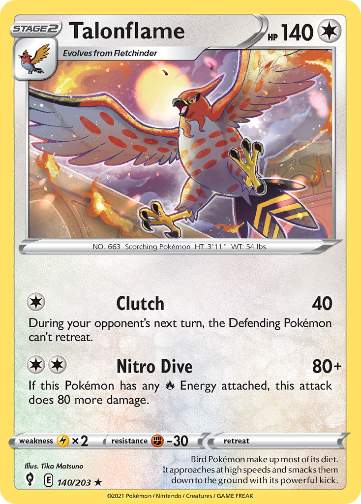 Talonflame – Evolving Skies