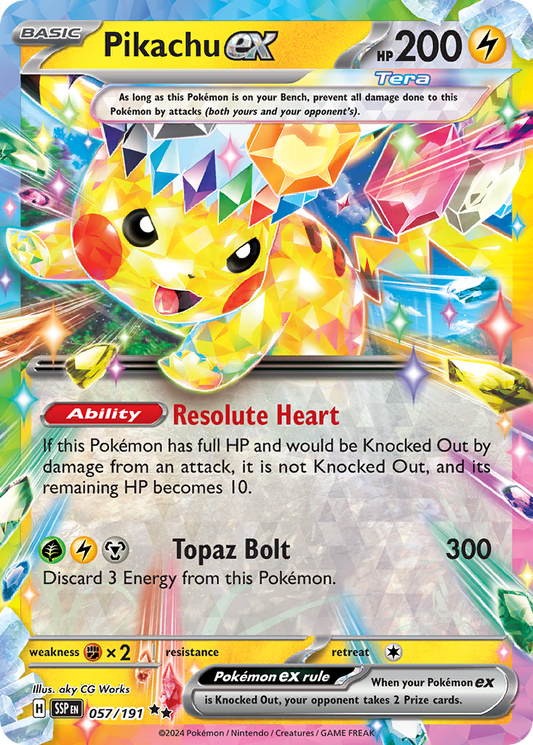 Pikachu ex – Surging Sparks