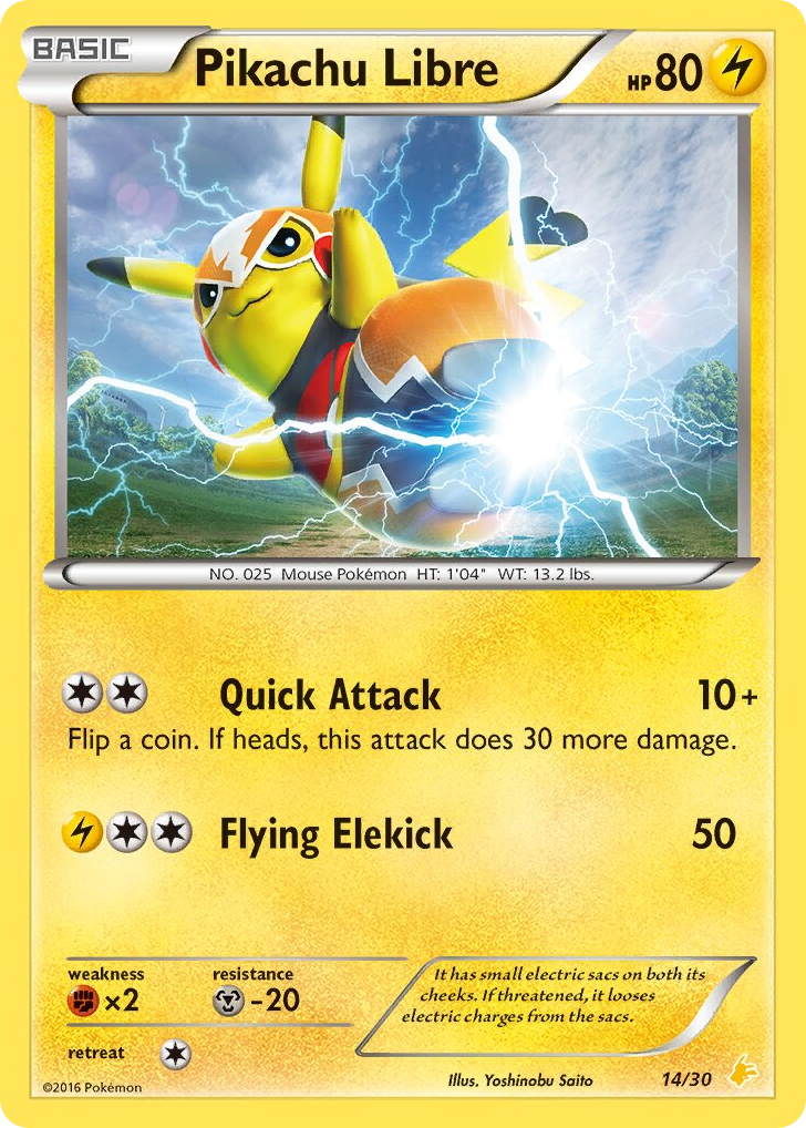 Pikachu Libre – XY Trainer Kit Pikachu Libre