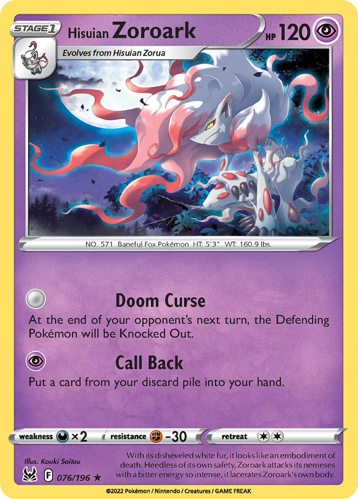 Hisuian Zoroark – Lost Origin